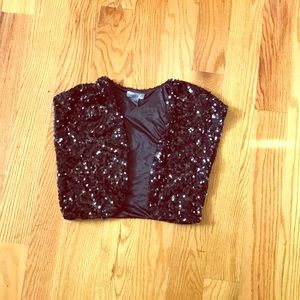 Sequins vest